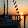 Gatling pointe dock at sunset